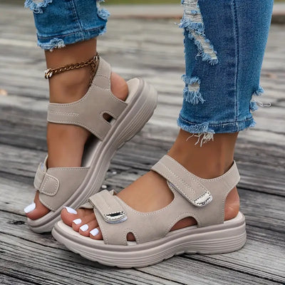Alia™ | Comfortable Wedge Sandals with Ankle Strap