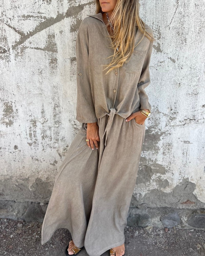 Atlas™ | Stylish Linen Two-Piece Set
