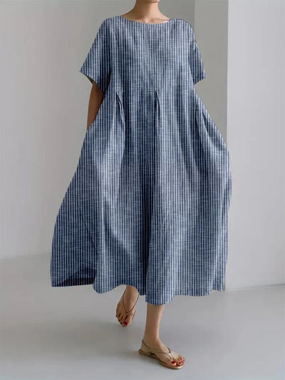 BIANCA | Casual Long Dress with Comfortable Cut and Retro Style for Everyday Wear