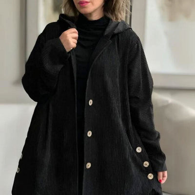 Aureli™ | Casual Velvet Hooded Autumn Jacket