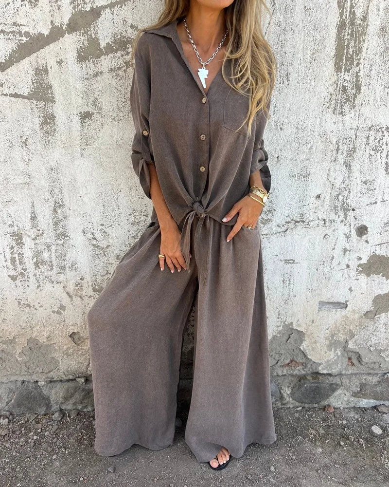 Atlas™ | Stylish Linen Two-Piece Set