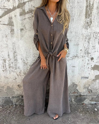 Atlas™ | Stylish Linen Two-Piece Set