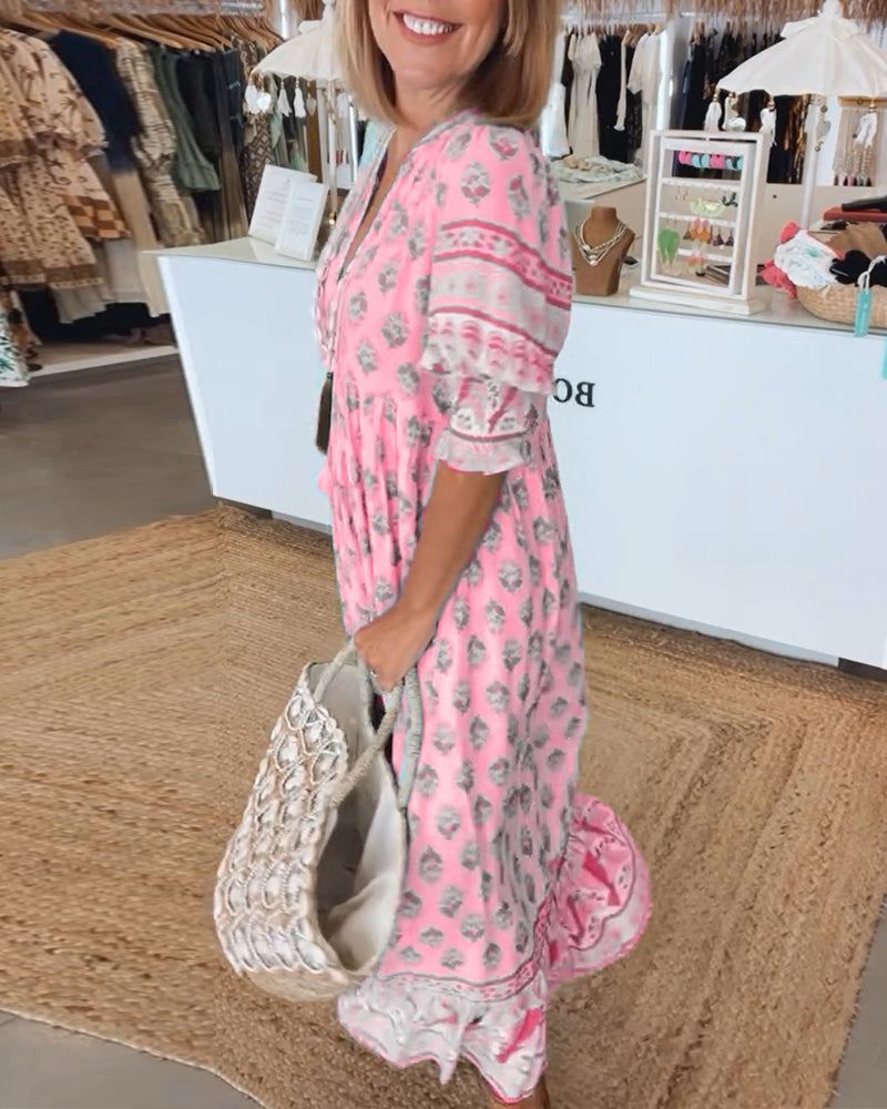 Haley™ | Casual Dress with Print