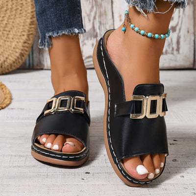 Saint™ | Orthopaedic Sandals with Wide Strap & Buckle