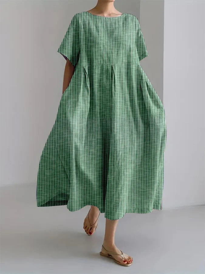 BIANCA | Casual Long Dress with Comfortable Cut and Retro Style for Everyday Wear