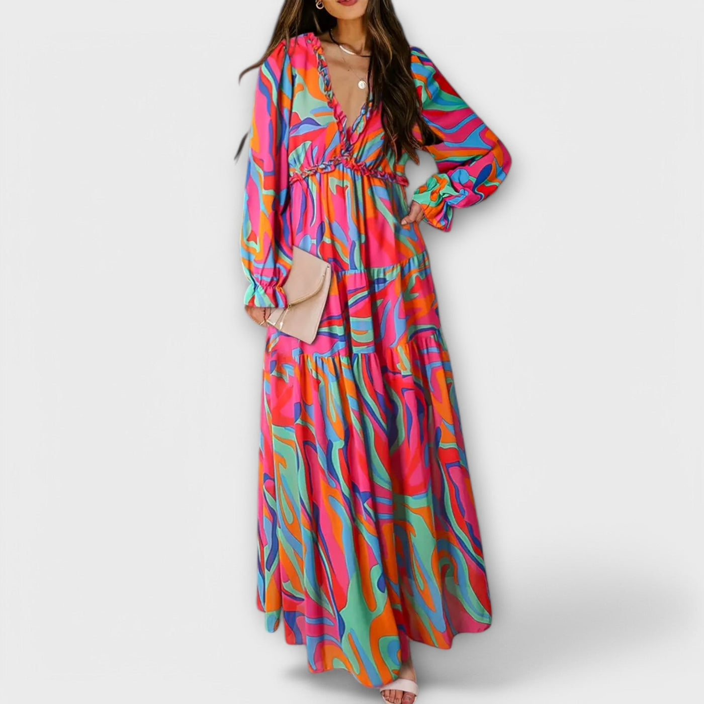 Helen™ | Elegant Floral Dress