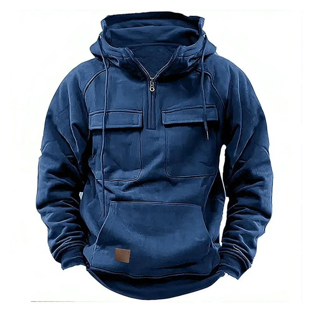 Dave | Stylish Mutli-Pocket Hoodie