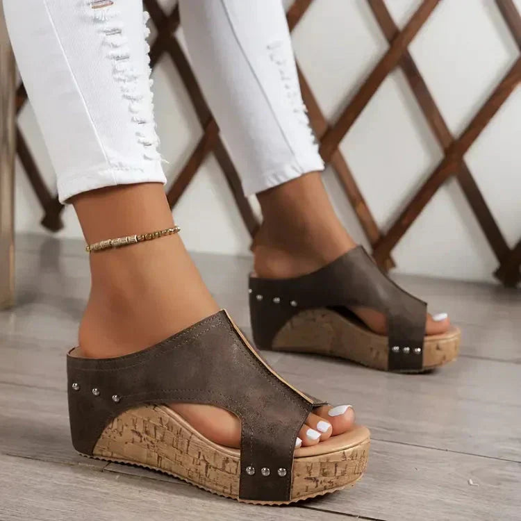 Luna™ | Stylish Orthopaedic Wedge Sandals