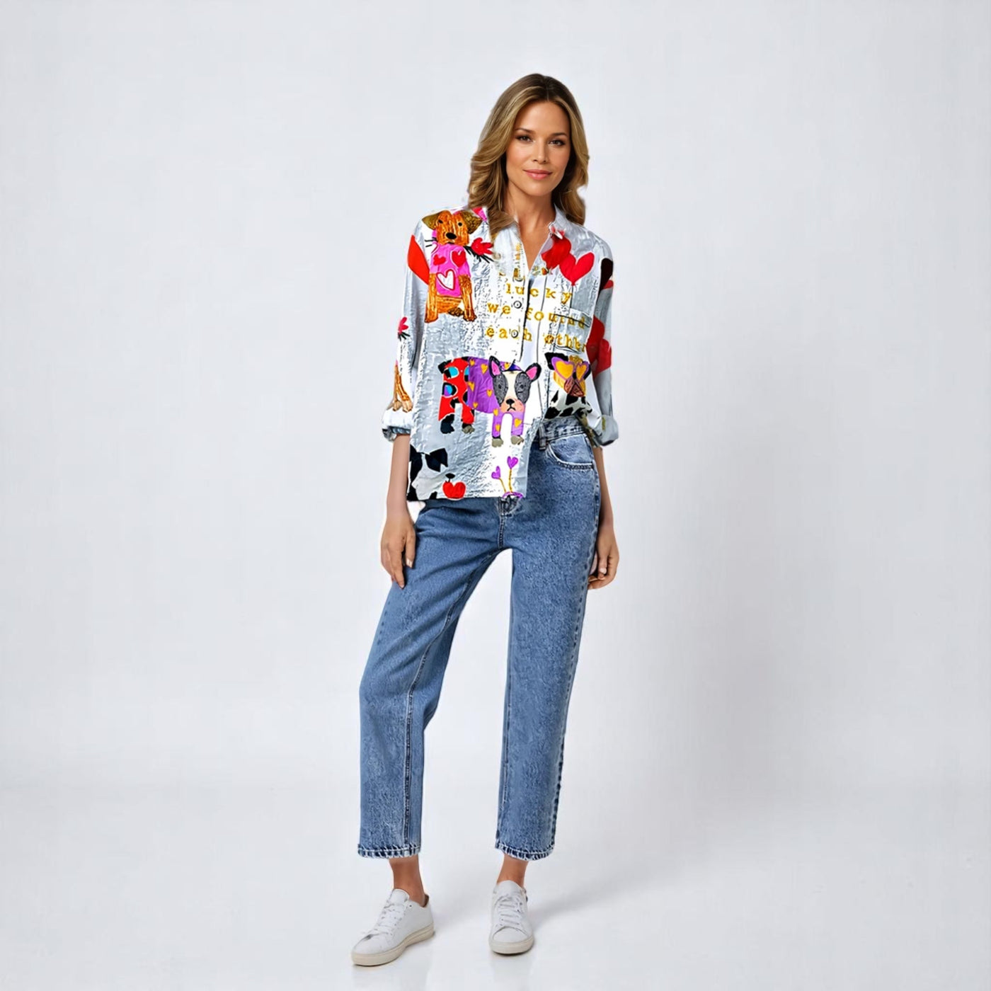 Laroche™ | Stylish Dog Print Shirt