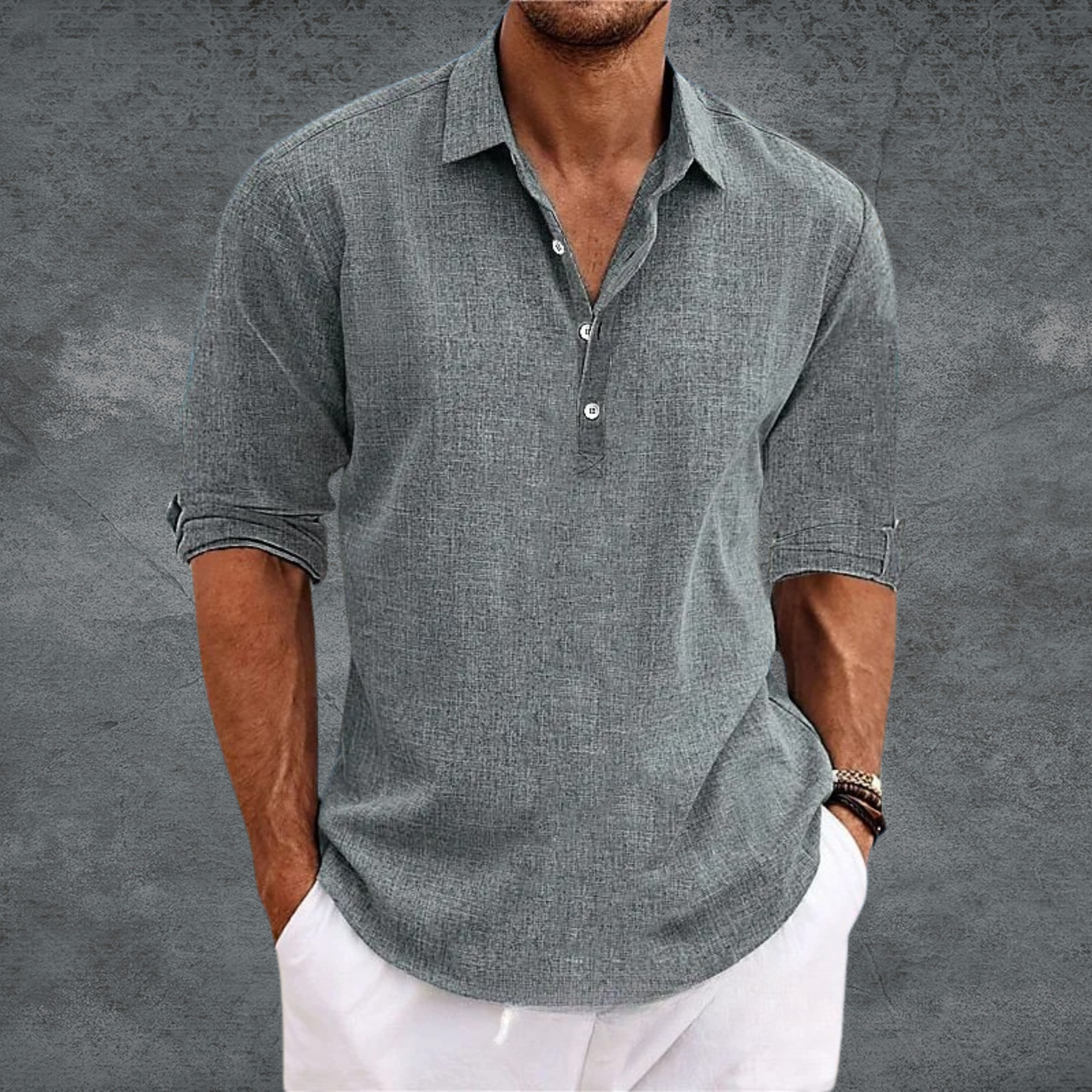 Hugo™ | Stylish Linen Shirt