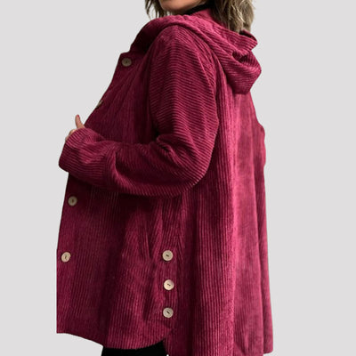 Aureli™ | Casual Velvet Hooded Autumn Jacket