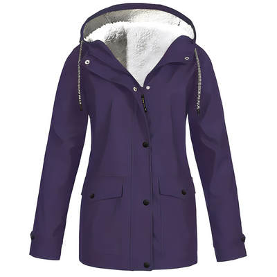 Elvira | Fleece-Lined Raincoat for Women