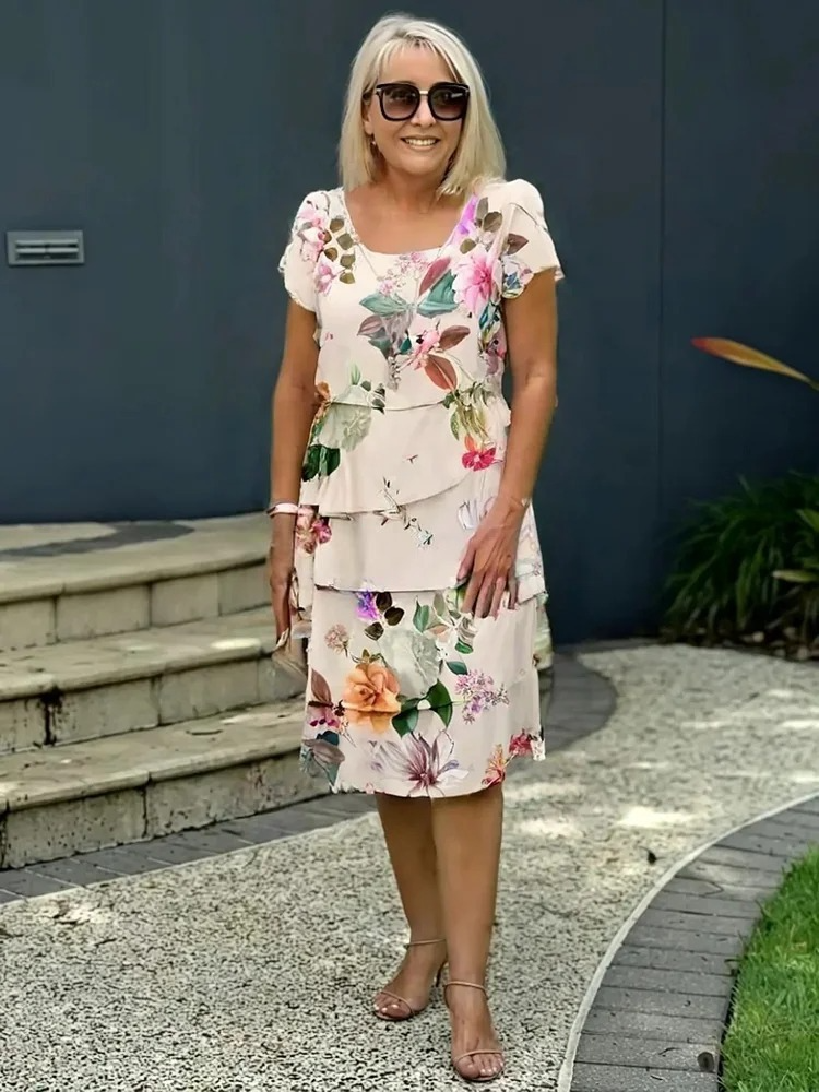 Émilie™ | Elegant Floral Maxi Dress