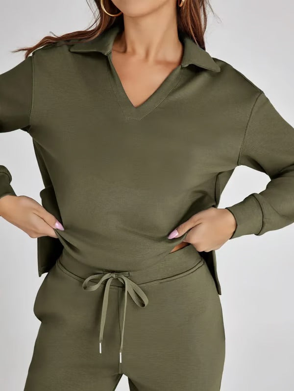 Fleek | 2-Piece Casual Long Sleeve Set