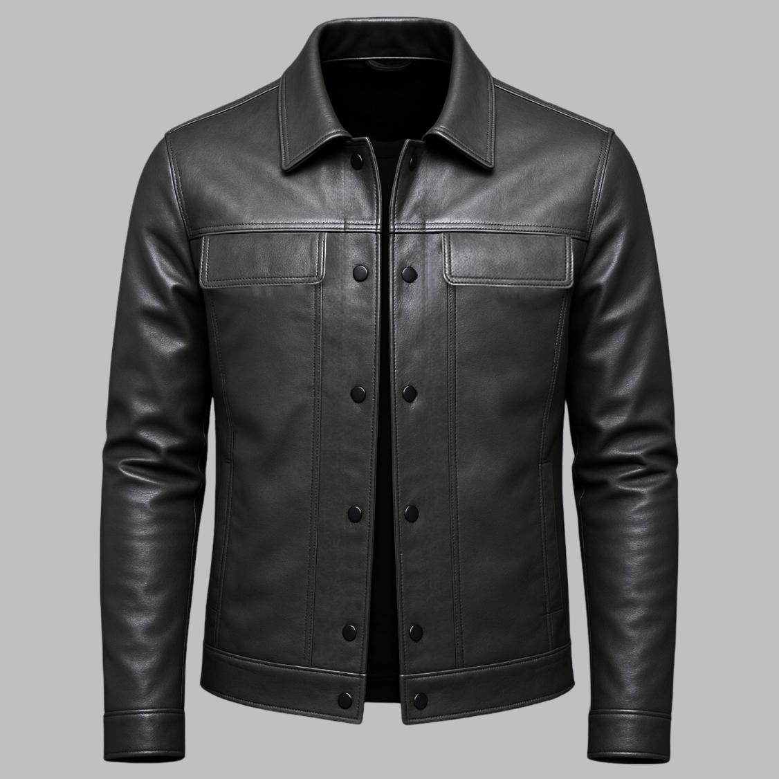 Stalen™ | Stylish Leather Spring Jacket