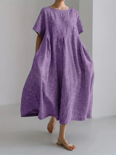 BIANCA | Casual Long Dress with Comfortable Cut and Retro Style for Everyday Wear