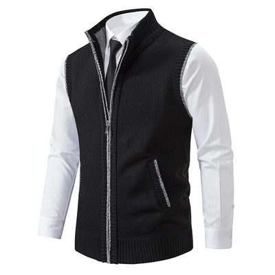 Bremer | Knitted Sleeveless Fleece Vest