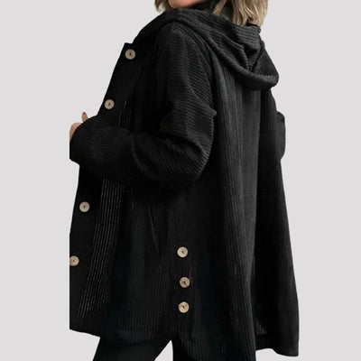 Aureli™ | Casual Velvet Hooded Autumn Jacket