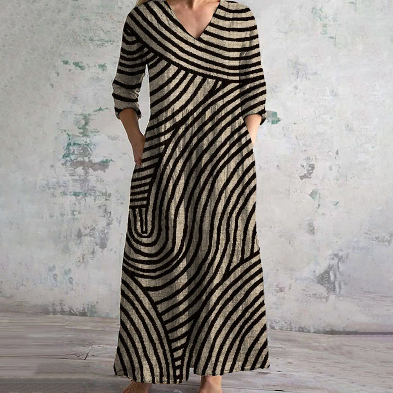 Darcey | Vintage Striped Dress