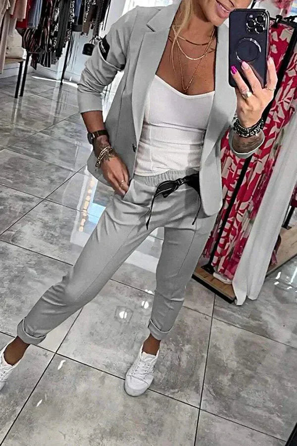 Oriane™ | Casual & Comfortable Blazer Set
