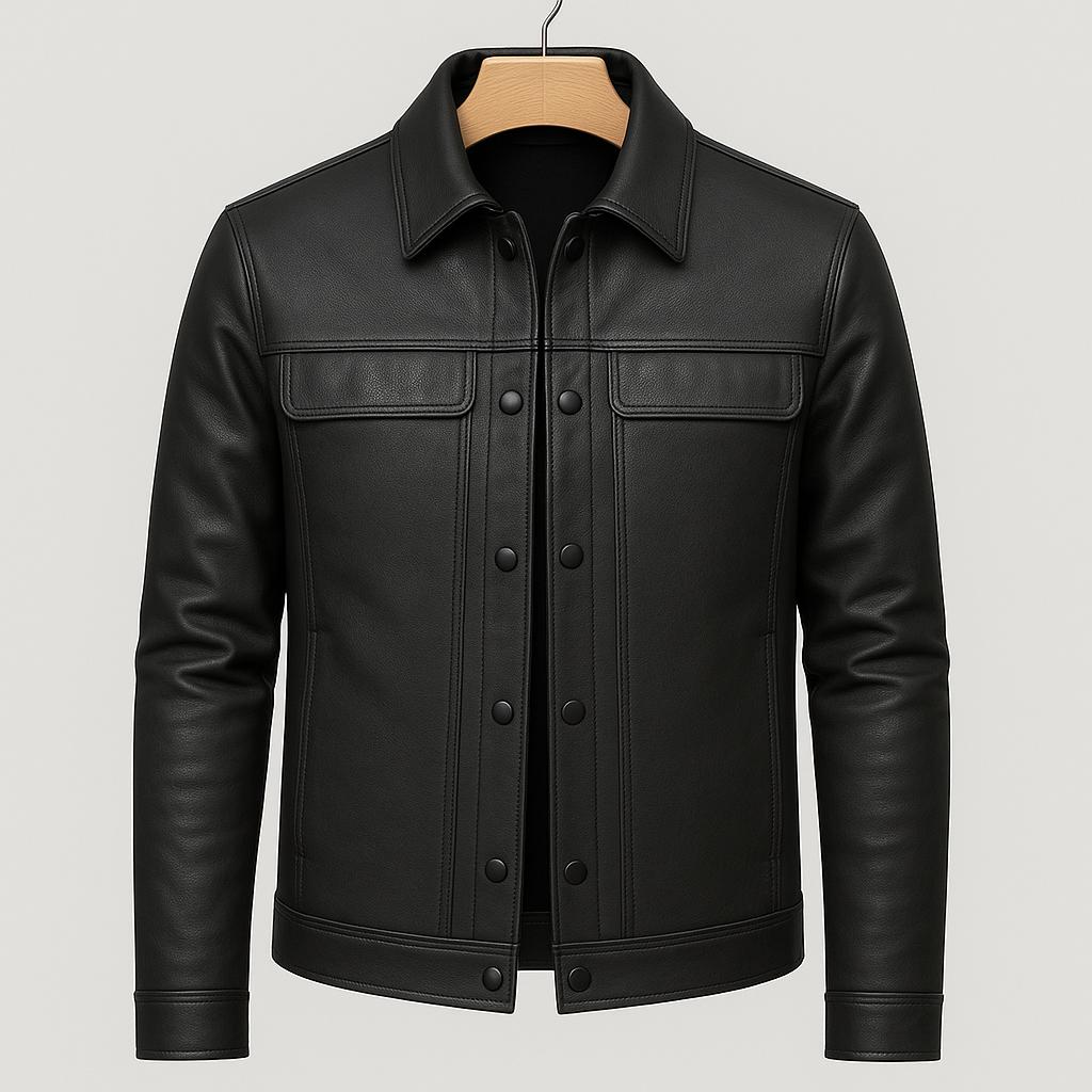 Stalen™ | Stylish Leather Spring Jacket