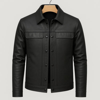 Stalen™ | Stylish Leather Spring Jacket