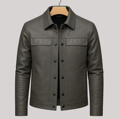 Stalen™ | Stylish Leather Spring Jacket