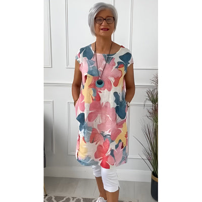 Anita™ | Sophisticated Linen Shirt Dress