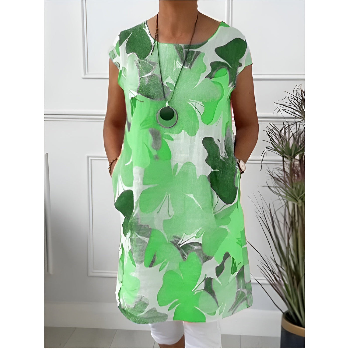 Anita™ | Sophisticated Linen Shirt Dress