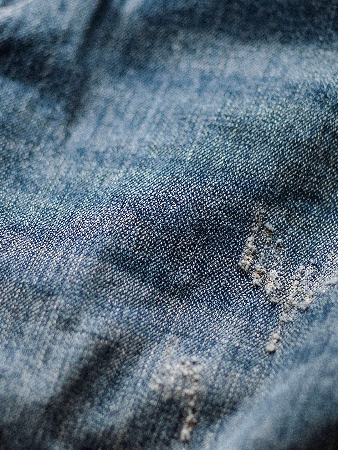 Denim Dungarees in a Used Look for Men