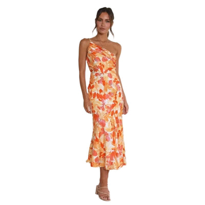 Sienna™ | Floral Asymmetrical Maxi Dress