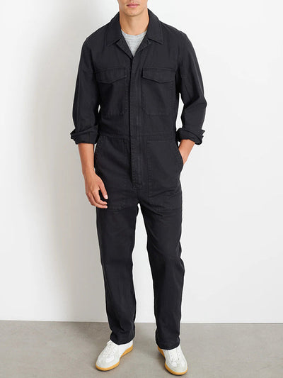 Slim-Fit Overall for Men with Zip