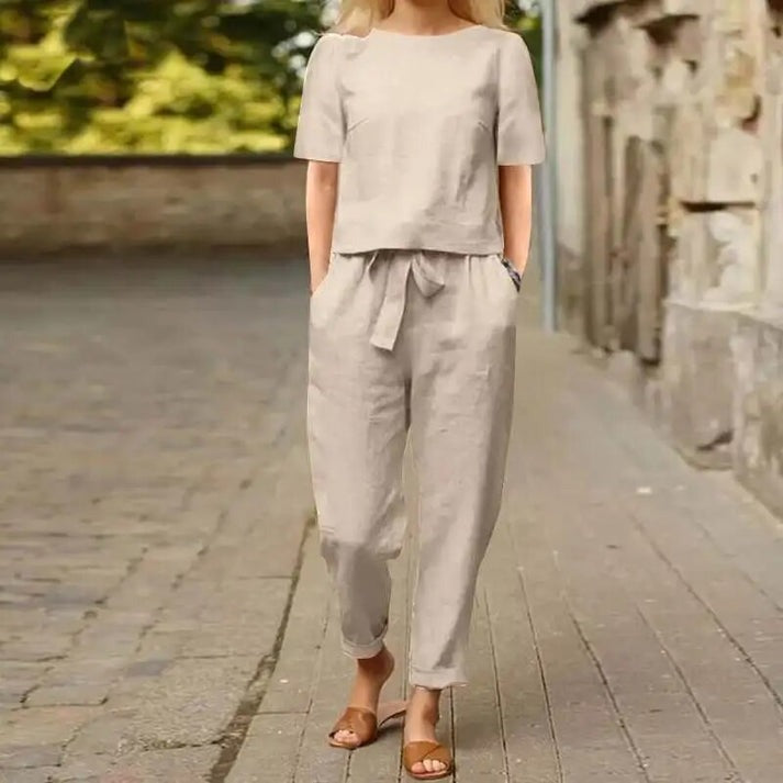 Emmy™ | Linen Summer Set for Women