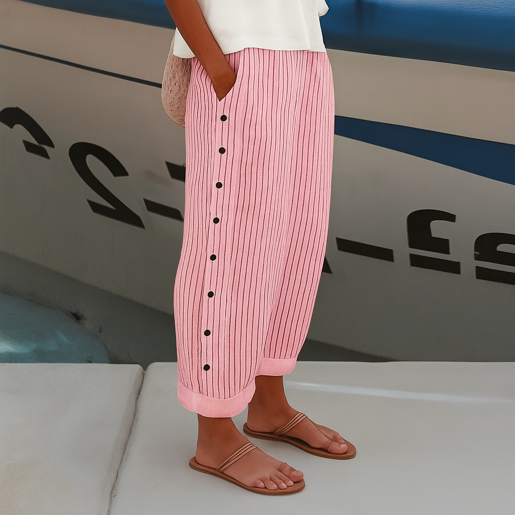 Sandrine™ | Striped Linen Pants