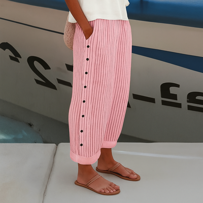 Sandrine™ | Striped Linen Pants