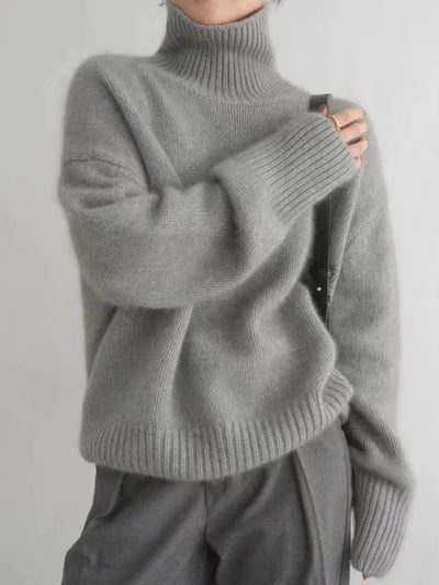 Isabella | Comfortable Cashmere Turtleneck