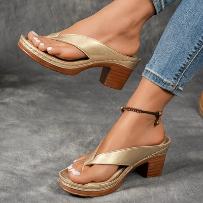 Aurelia™ | Ultra Comfortable Sandals with A Chunky Heel