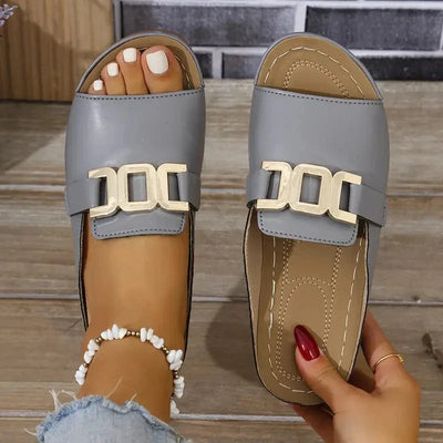 Saint™ | Orthopaedic Sandals with Wide Strap & Buckle