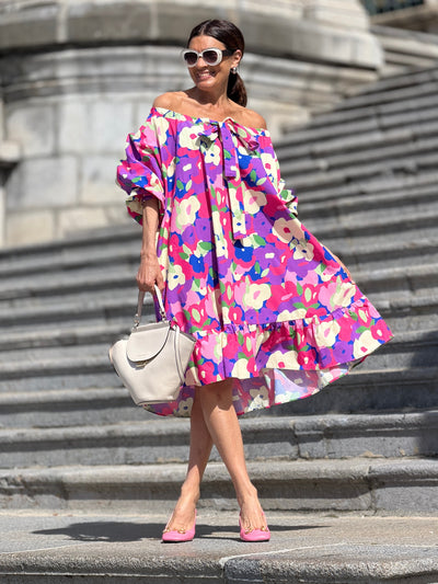 Ivy™ | Vibrant Floral Dress