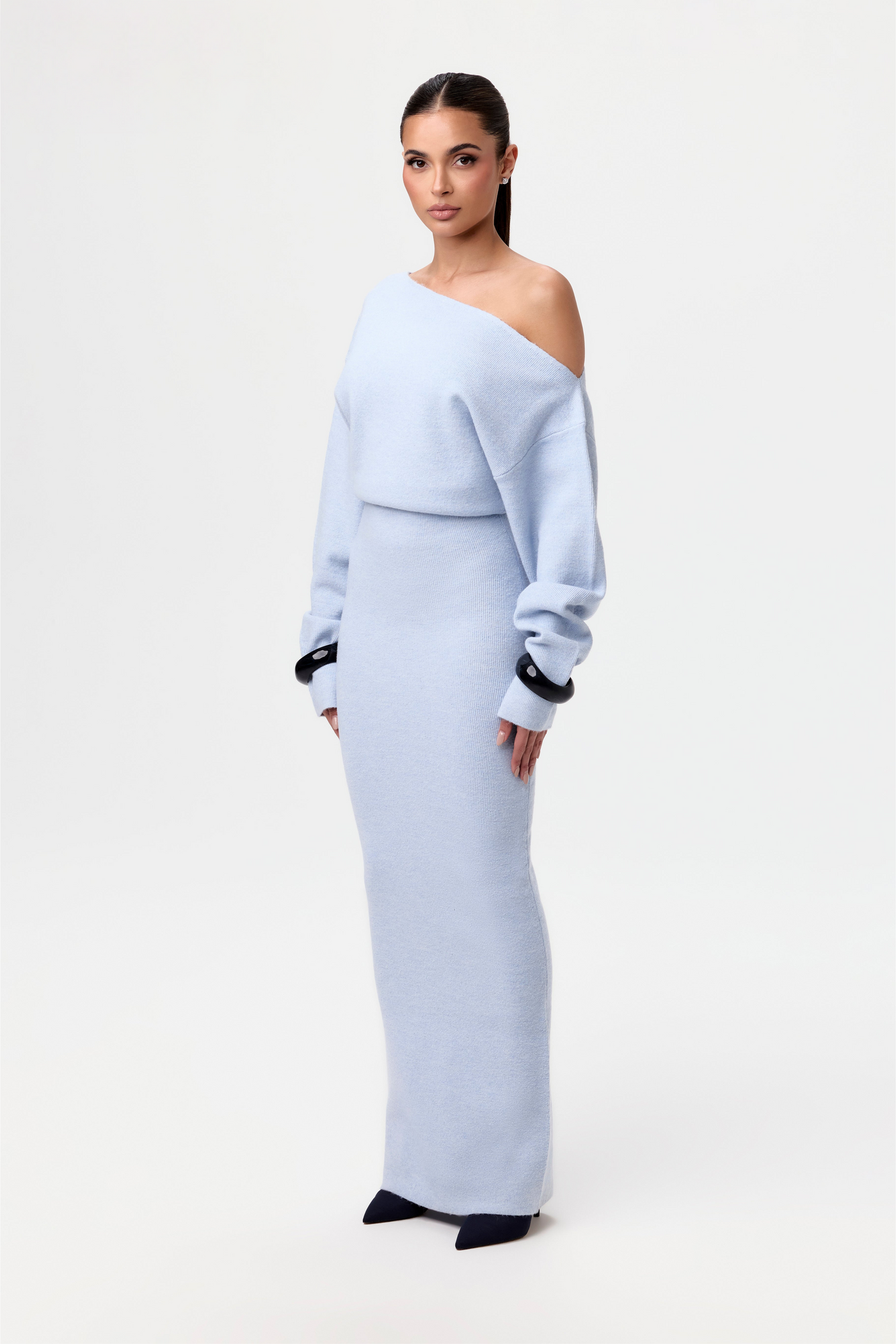 Ida™ | Off Shoulder Sweater Dress