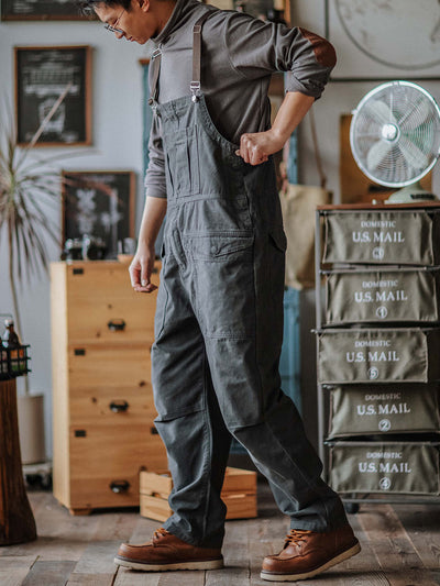 Craftsman Dungarees with Patch Pockets for Men