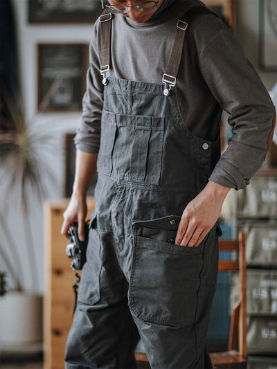 Craftsman Dungarees with Patch Pockets for Men