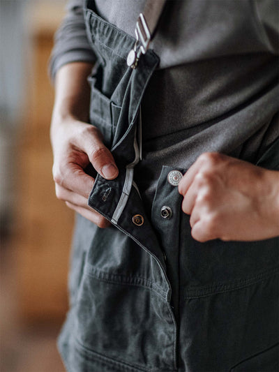 Craftsman Dungarees with Patch Pockets for Men