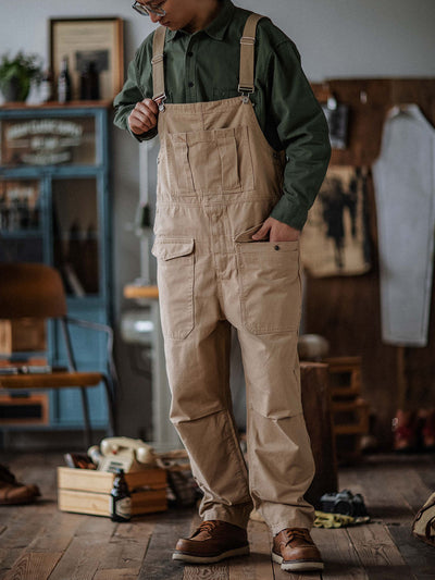Craftsman Dungarees with Patch Pockets for Men
