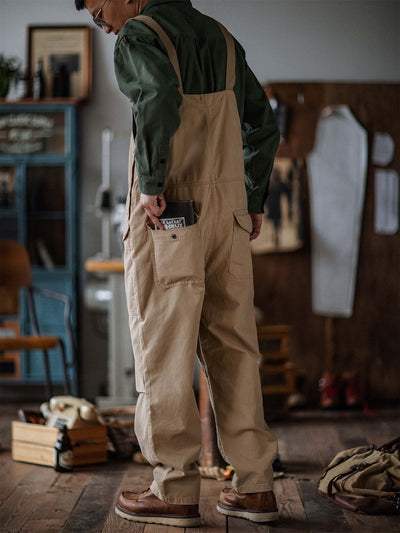 Craftsman Dungarees with Patch Pockets for Men
