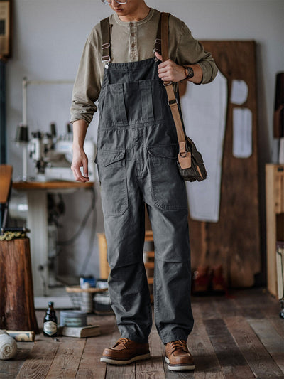 Craftsman Dungarees with Patch Pockets for Men