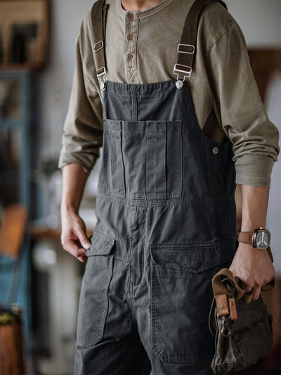 Craftsman Dungarees with Patch Pockets for Men
