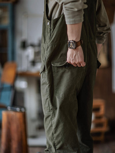 Craftsman Dungarees with Patch Pockets for Men