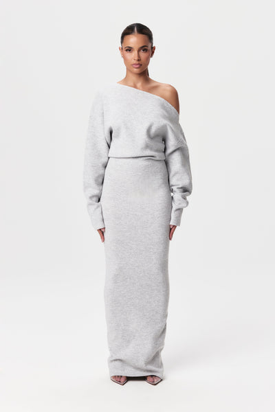 Ida™ | Off Shoulder Sweater Dress