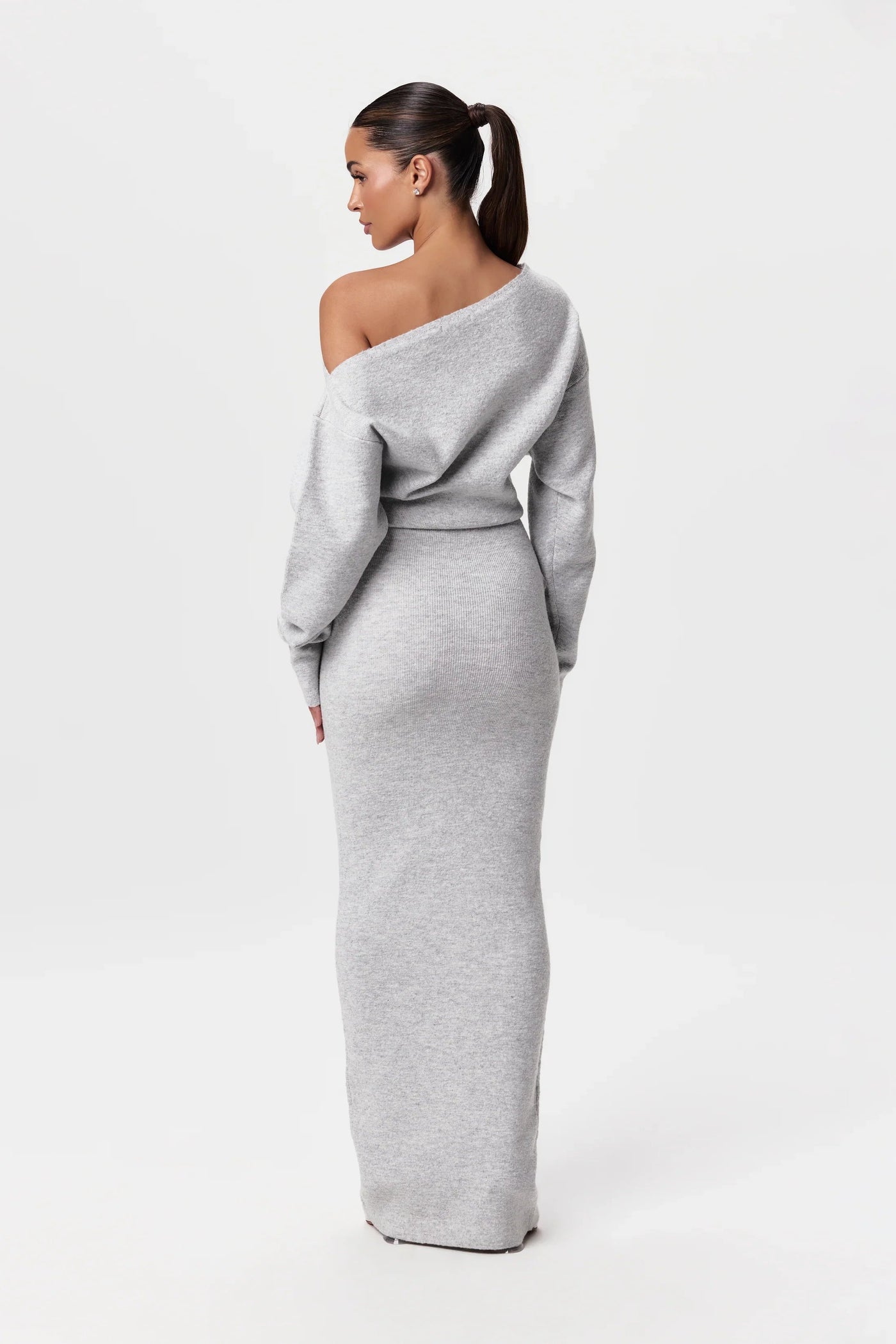 Ida™ | Off Shoulder Sweater Dress